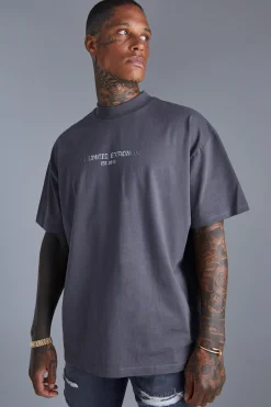 Oversized Limited Heavyweight T-shirt | BoohooMAN UK