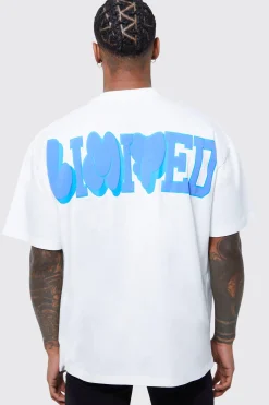 Oversized Limited Puff Print T-shirt | BoohooMAN UK