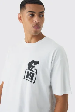Oversized Linkin Park Band License Print T-Shirt | BoohooMAN UK
