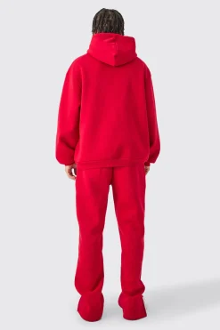 Oversized Man Dash Printed Split Hem Tracksuit | BoohooMAN UK