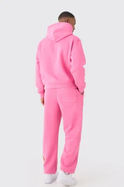 Oversized Man Graphic Hooded Tracksuit | BoohooMAN UK