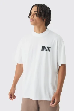 Oversized MAN OFCL Large Scale Teddy Print T-Shirt | BoohooMAN UK