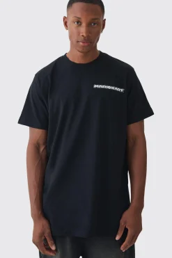 Oversized Mario Kart Racing License T-shirt | BoohooMAN UK