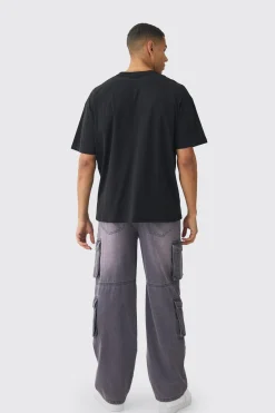 Oversized Marvel Galactus License Print T-Shirt | BoohooMAN UK