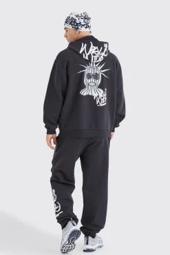 Oversized Mask Character Jogger | BoohooMAN UK
