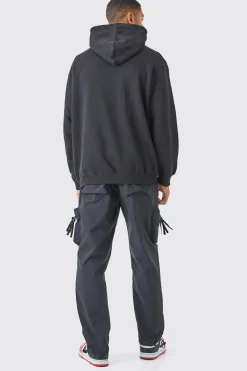 Oversized Mask Graphic Hoodie | BoohooMAN UK