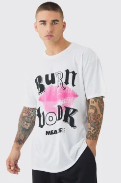 Oversized Mean Girls License Print T-shirt | BoohooMAN UK