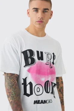 Oversized Mean Girls License Print T-shirt | BoohooMAN UK