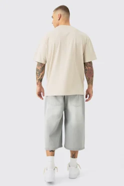 Oversized Mesh 13 T-shirt | BoohooMAN UK