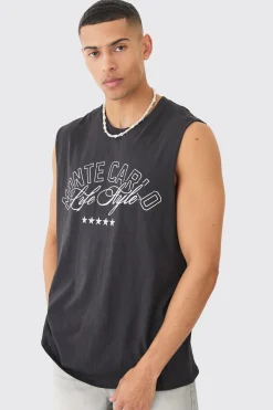 Oversized Monte Carlo Tank | BoohooMAN UK
