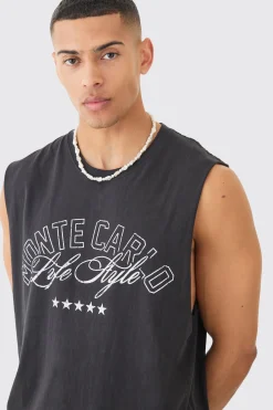 Oversized Monte Carlo Tank | BoohooMAN UK