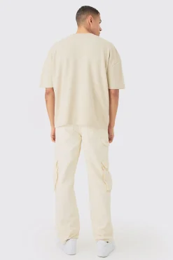 Oversized Moto Knitted T-shirt | BoohooMAN UK