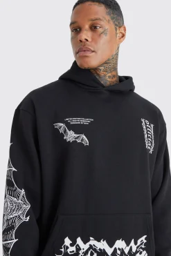 Oversized Multi Printed Tracksuit | BoohooMAN UK