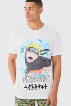 Oversized Naruto Anime License T-shirt | BoohooMAN UK