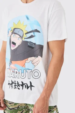 Oversized Naruto Anime License T-shirt | BoohooMAN UK
