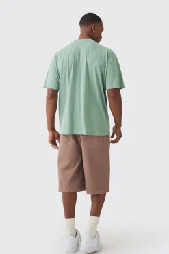 Oversized Nevada Print T-shirt | BoohooMAN UK