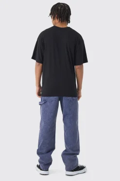 Oversized Nightmare On Elm Street License Print T-Shirt | BoohooMAN UK