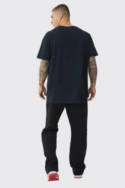 Oversized Ninja Turtles Pizza License Print T-shirt | BoohooMAN UK
