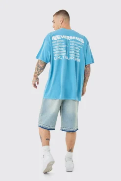 Oversized Nirvana Band Wash License T-shirt | BoohooMAN UK