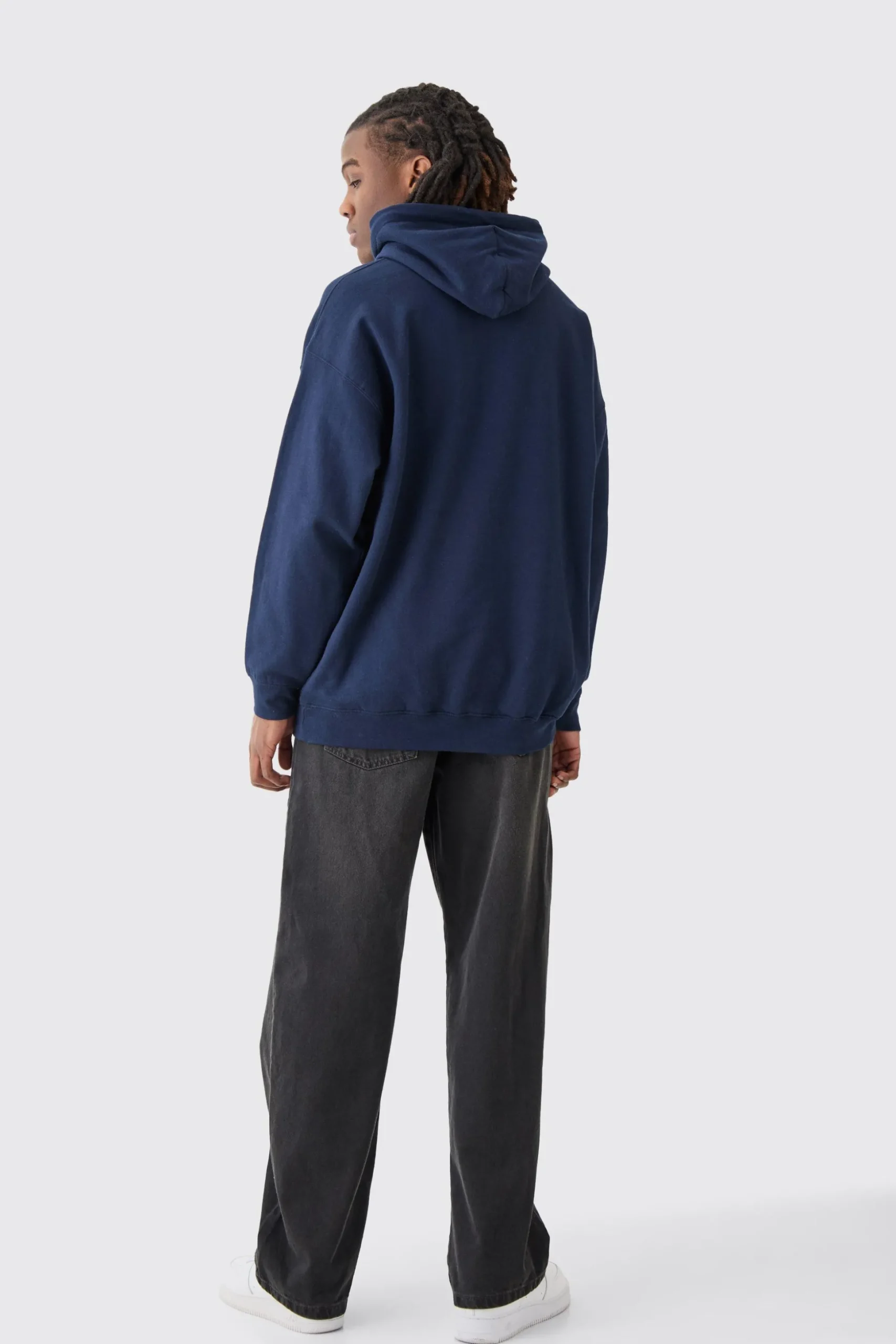 Oversized North Carolina License Hoodie | BoohooMAN UK