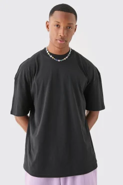 Oversized Nouvelle Floral Back Print T-shirt | BoohooMAN UK