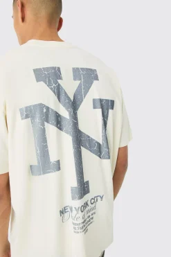Oversized Ny Graphic T-shirt | BoohooMAN UK