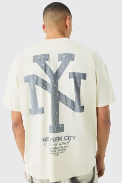 Oversized Ny Graphic T-shirt | BoohooMAN UK