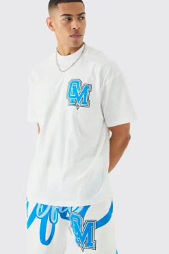 Oversized Ofcl Basketball T-shirt And Short Set | BoohooMAN UK