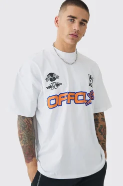 Oversized Ofcl Graphic T-shirt | BoohooMAN UK