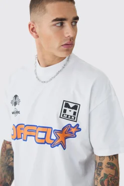 Oversized Ofcl Graphic T-shirt | BoohooMAN UK