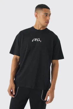 Oversized OFCL Graphic T-Shirt | BoohooMAN UK
