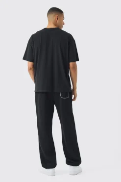 Oversized OFCL Graphic T-Shirt | BoohooMAN UK