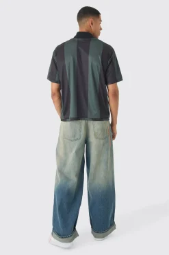 Oversized Offcl Man Boxy Half Sleeve Football T-shirt | BoohooMAN UK