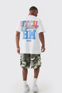 Oversized Official Back Print T-shirt | BoohooMAN UK
