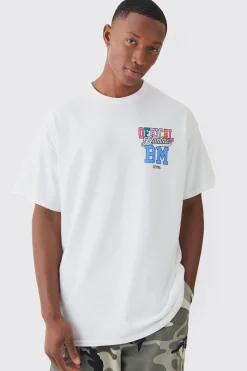 Oversized Official Back Print T-shirt | BoohooMAN UK