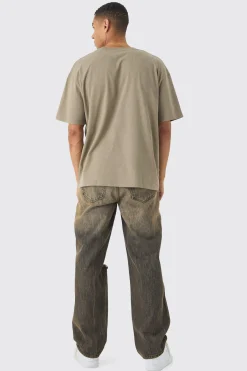 Oversized Official Embossed Detail T-Shirt | BoohooMAN UK