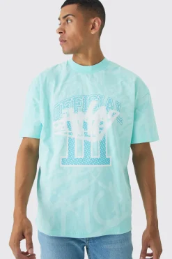 Oversized Official Graffiti Printed T-shirt | BoohooMAN UK