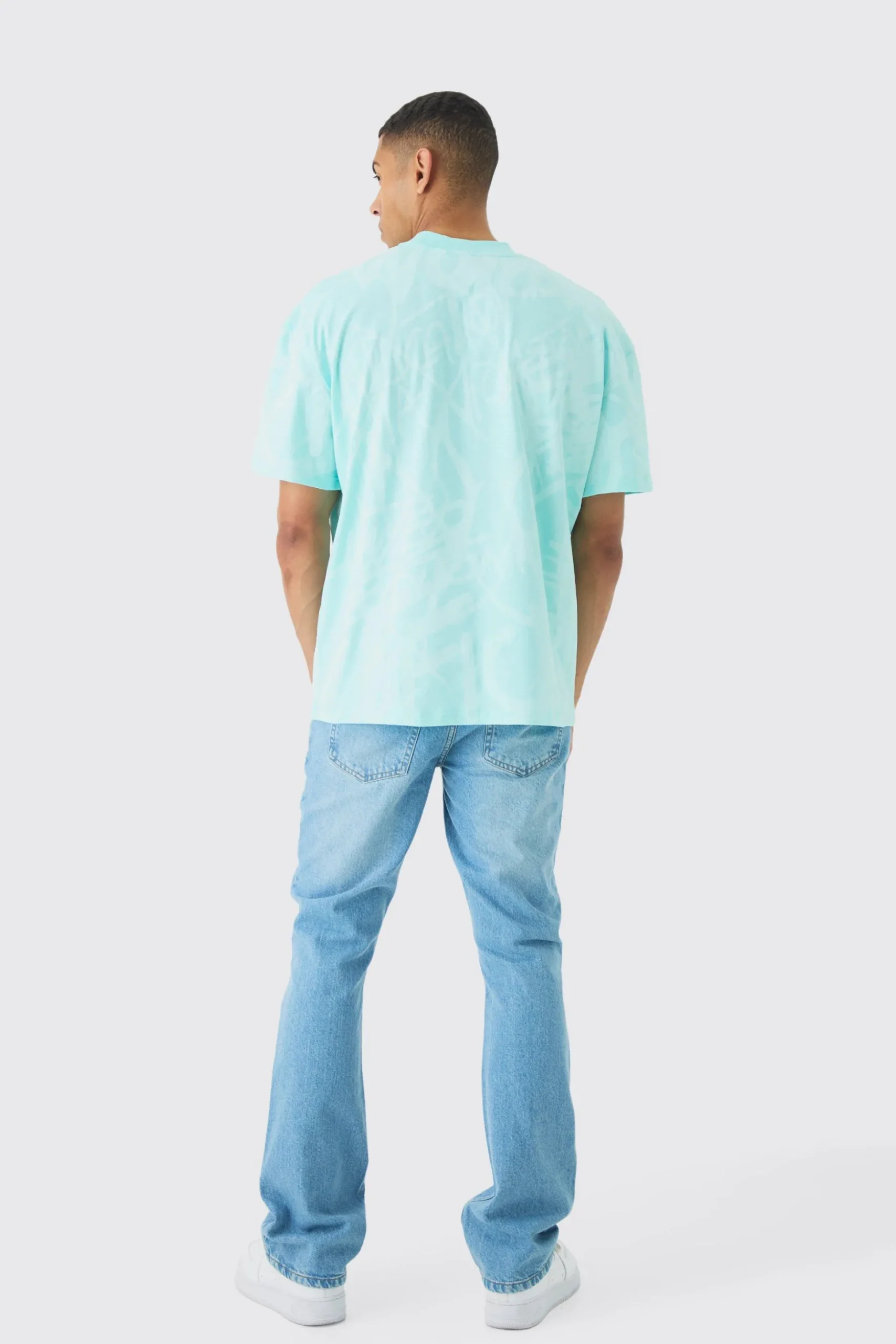 Oversized Official Graffiti Printed T-shirt | BoohooMAN UK