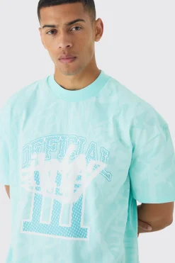 Oversized Official Graffiti Printed T-shirt | BoohooMAN UK