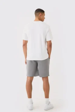 Oversized Official Grafitti Gusset Shorts | BoohooMAN UK