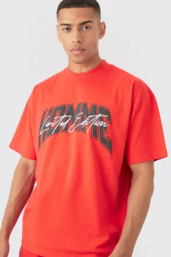 Oversized Official Man T-shirt & Short Set | BoohooMAN UK