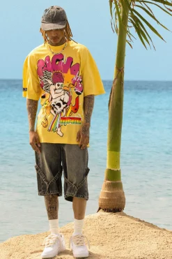 Oversized Official Nibbled T-shirt | BoohooMAN UK