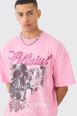 Oversized Official Skull Graphic T-shirt | BoohooMAN UK