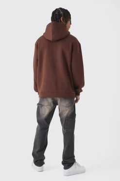 Oversized Official Skull Large Scale Graphic Hoodie | BoohooMAN UK