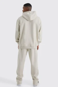 Oversized Official Spray Print Tracksuit | BoohooMAN UK