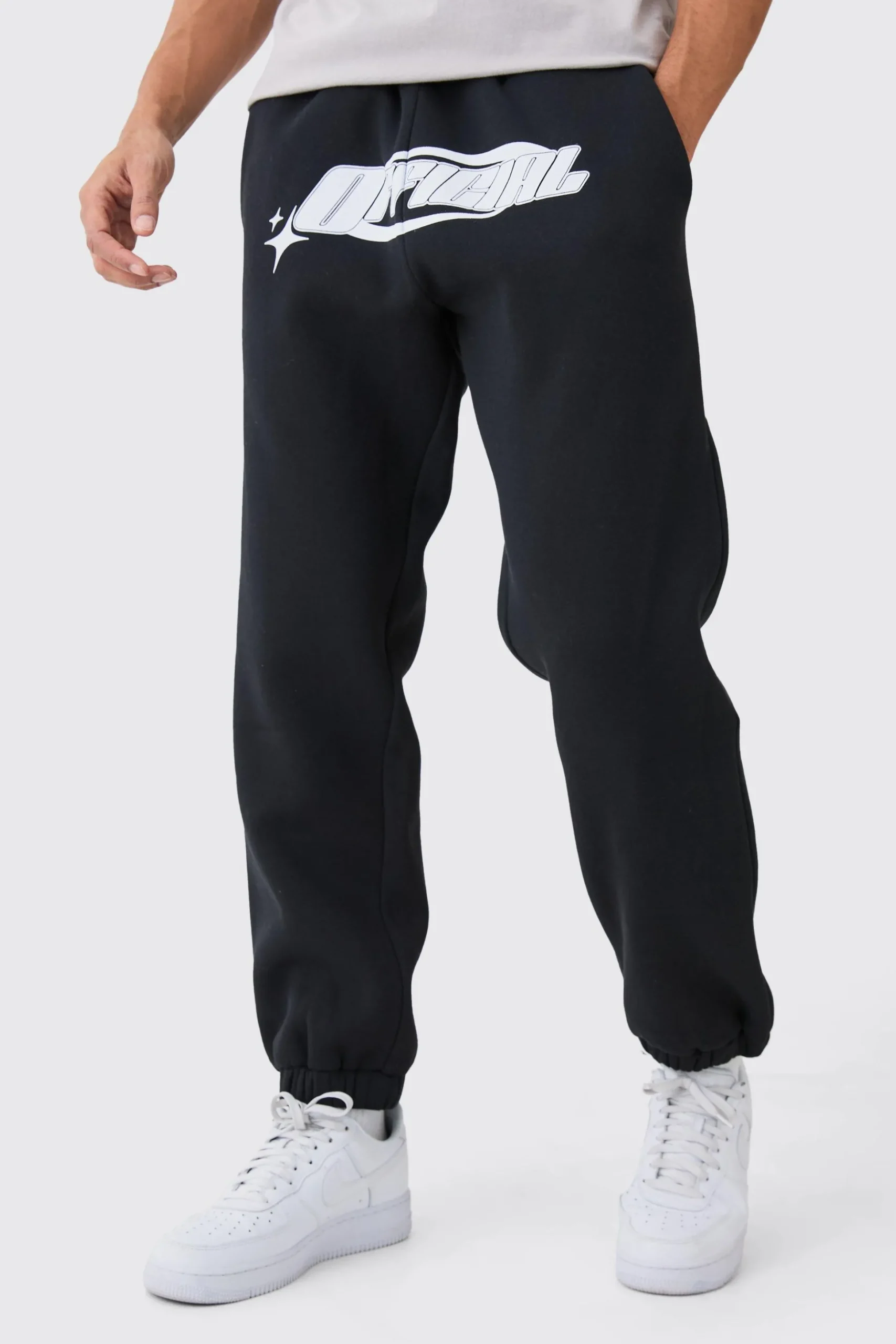 Oversized Official Star Joggers | BoohooMAN UK