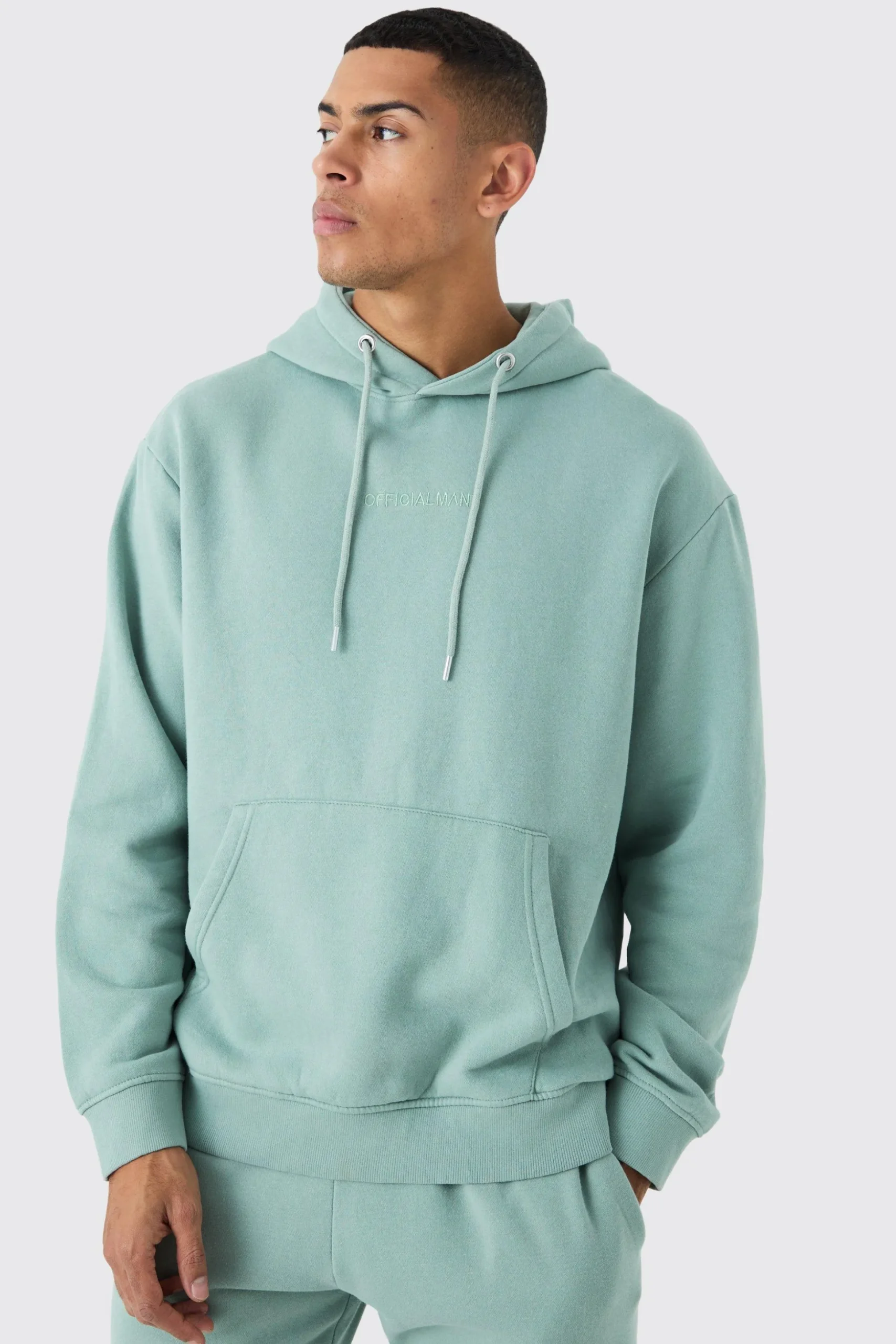 Oversized Official Washed Hoodie | BoohooMAN UK
