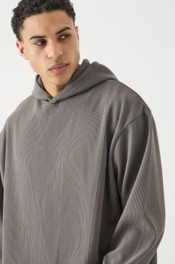 Oversized Ottoman Hoodie | BoohooMAN UK