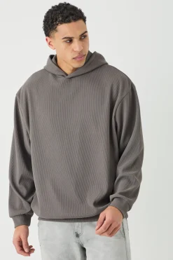 Oversized Ottoman Hoodie | BoohooMAN UK