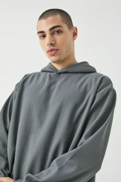 Oversized Ottoman Hoodie | BoohooMAN UK
